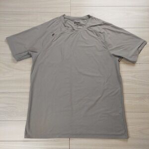 Rhone Shirt Mens Large Gray Performance‎ Stretch Casual Workout Fitness Tshirt